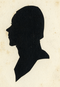 203016 Silhouet van Adolph Johan van Hoey Schilthouwer, geboren 1799, echtgenoot van Johanna Jacoba Catharina Maria van ...